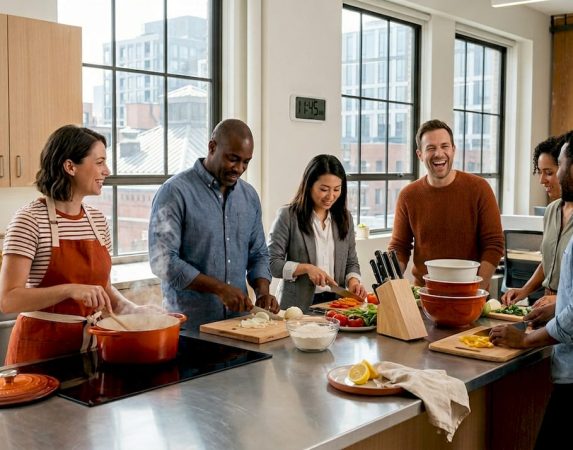 Featuerd image for Gourmet team building: Build engagement through food