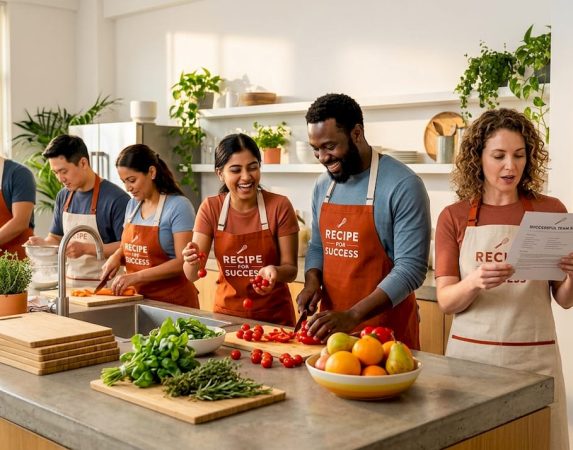 Featuerd image for Why choose cooking workshops for team building