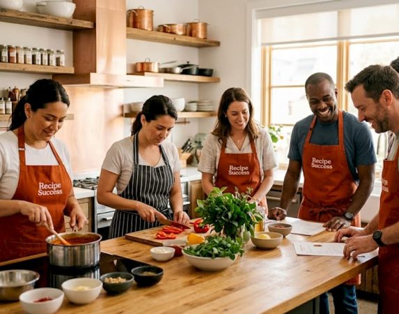 Featuerd image for What Are Interactive Cooking Classes: a Team Guide
